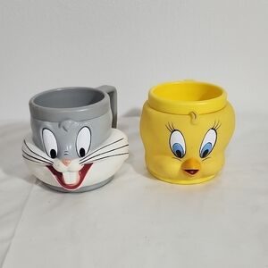 Vintage Looney Tunes Character Mugs Cups